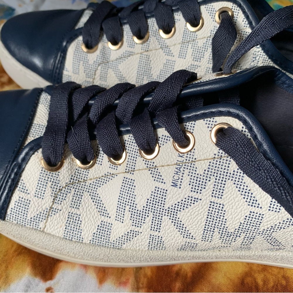 MICHAEL KORS logo lace-up sneakers - Picture 2 of 12